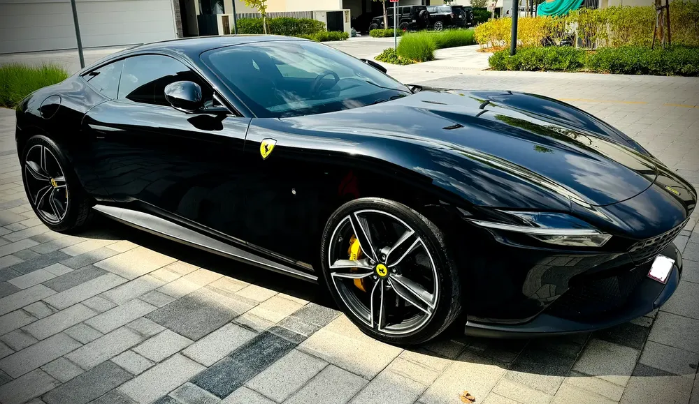 EXCEPTIONAL Ferrari Roma 2024 | 10,000 KM | Nero DS / Bordeaux | WARRANTY 2028 | DEALER SERVICE 2030 - Image 7