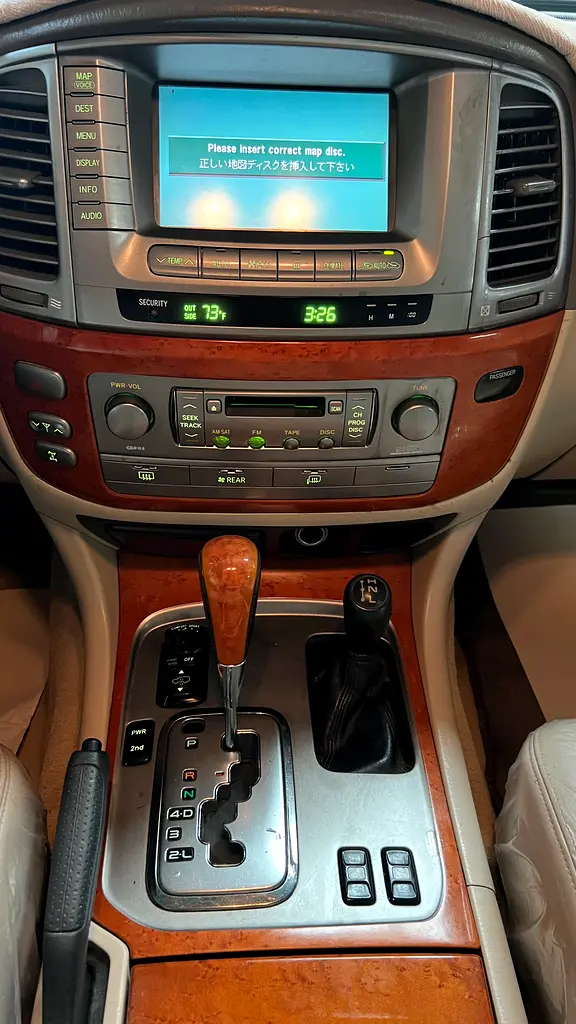Lexus LX 470, 2007, Japanese Specs - Image 8