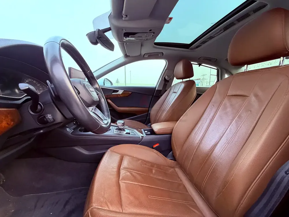 AUDI A4 SLINE | 2018 | SUNROOF | GCC | BROWN INTERIOR | TOP MODEL - Image 10
