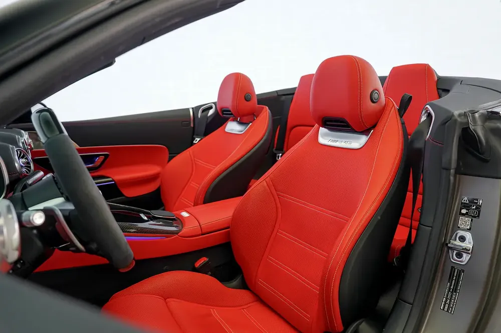 SL 43 AMG CABRIOLET | MATT GREY | BURMESTER AUDIO | INTERIOR CARBON | WARRANTY AVAILABLE - Image 13