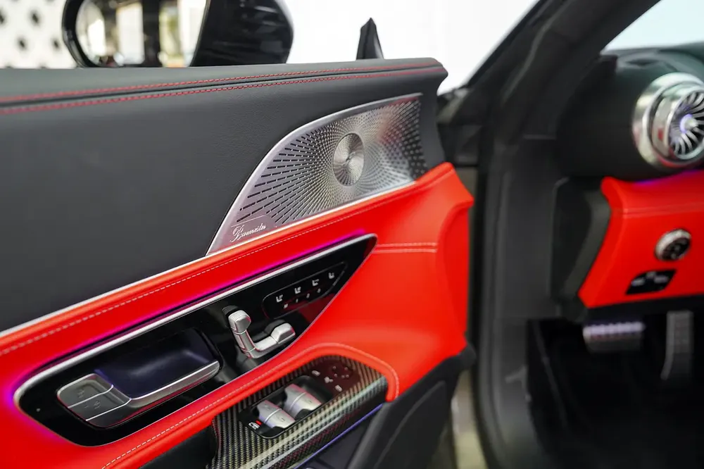 SL 43 AMG CABRIOLET | MATT GREY | BURMESTER AUDIO | INTERIOR CARBON | WARRANTY AVAILABLE - Image 6