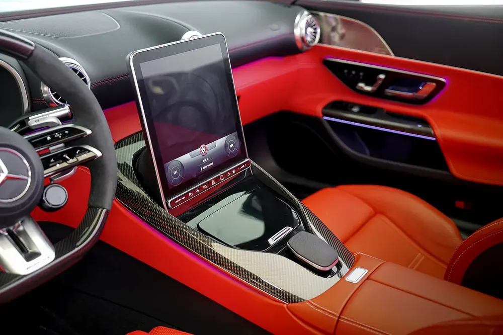 SL 43 AMG CABRIOLET | MATT GREY | BURMESTER AUDIO | INTERIOR CARBON | WARRANTY AVAILABLE - Image 8