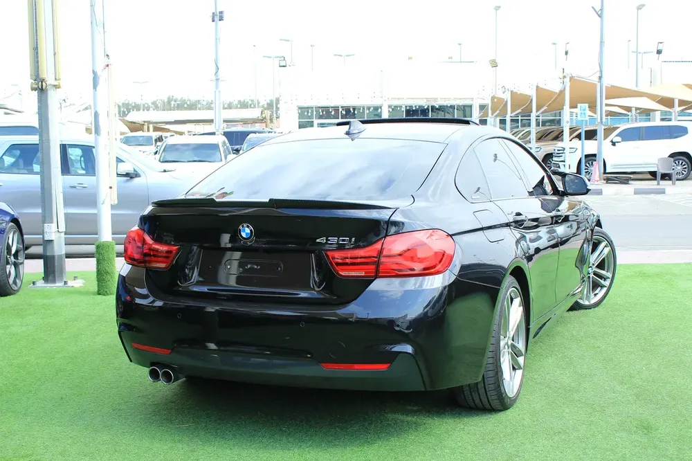 BMW 430i Gran Coupe M Sport | 2.0L Turbo | 2018 | GCC | 116,000 km | Black / Brown | AED 64,000 - Image 4