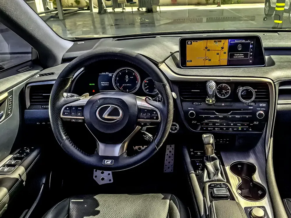 AED 1596/month | 2019 Lexus RX-Series RX 450h F Sport | GCC Specs | Ref#473496 - Image 10