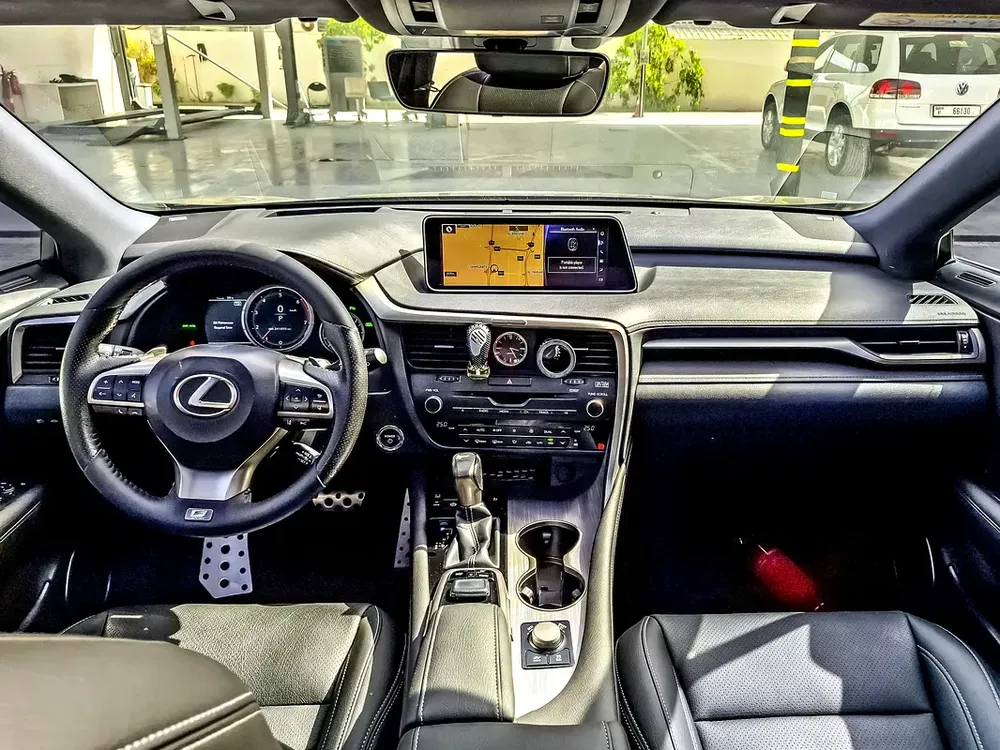 AED 1596/month | 2019 Lexus RX-Series RX 450h F Sport | GCC Specs | Ref#473496 - Image 9