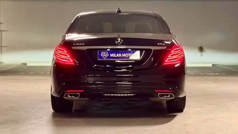 Mercedes S400, 2015, GCC specifications, No Paint, No accidents, Low Mileage. - Image 6