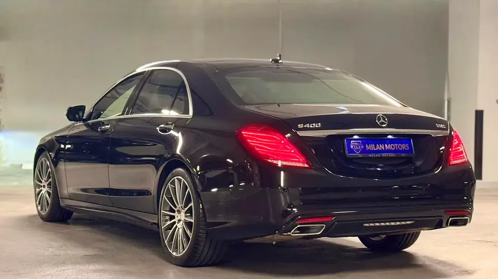 Mercedes S400, 2015, GCC specifications, No Paint, No accidents, Low Mileage. - Image 7