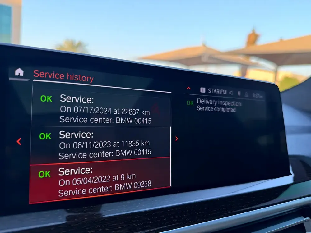 BMW X3 2022, First owner, Full service history with BMW Dubai, 39,000 km only. Original paint✅ - Image 13