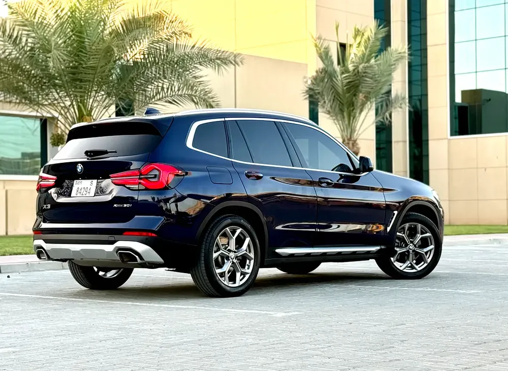 BMW X3 2022, First owner, Full service history with BMW Dubai, 39,000 km only. Original paint✅ - Image 4