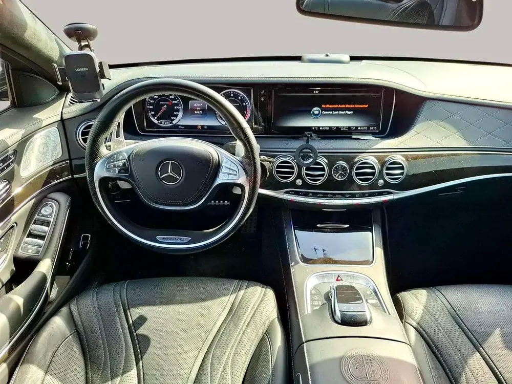 AED 4576/month | 2016 Mercedes-Benz S-Class S 63 AMG 4MATIC | Japanese Specs | Ref#459571 - Image 10