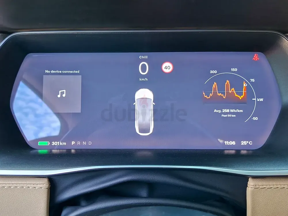 AED 2038/month | 2017 Tesla Model X 90D | GCC Specs | Ref#408729 - Image 20