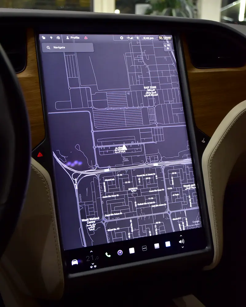 AED 2,360 EMi at 0% DP | Tesla Model X 100D - Long Range ( 2019 Model ) in Grey Color GCC Specs - Image 14