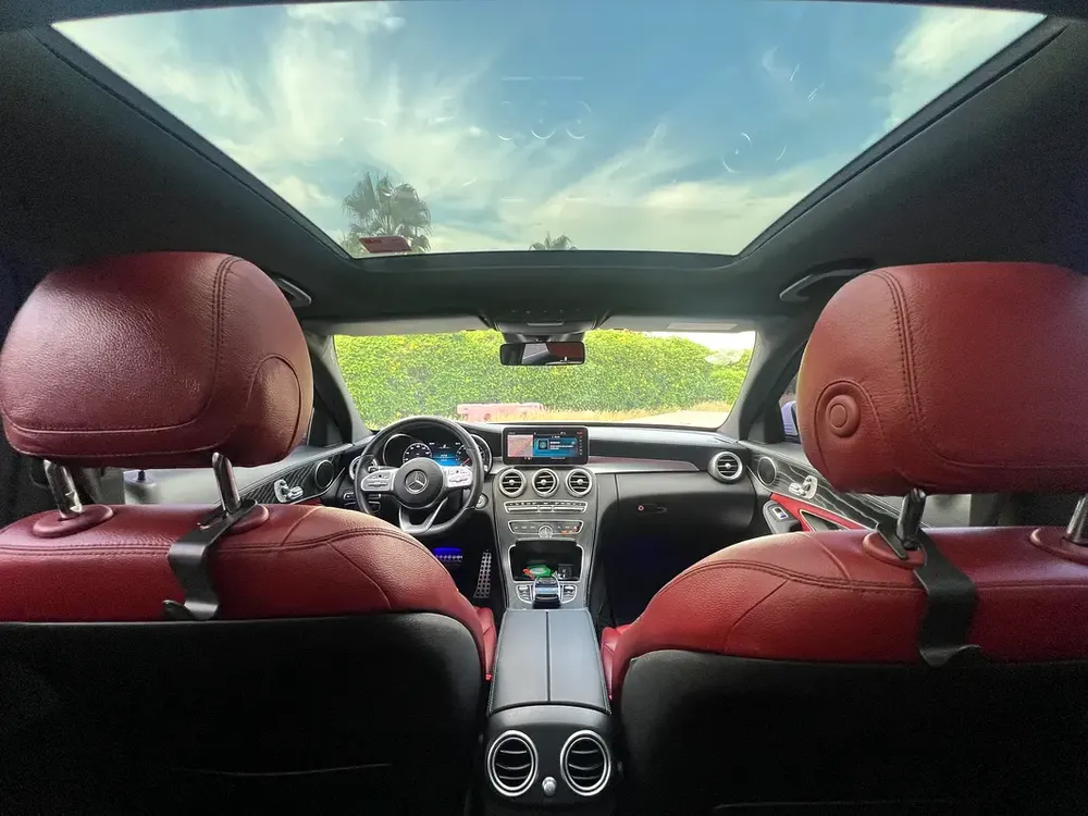 1700 AED Monthly | C200 AMG KIT | GCC Original Paint | Panoramic Sunroof | 360 Camera - Image 8