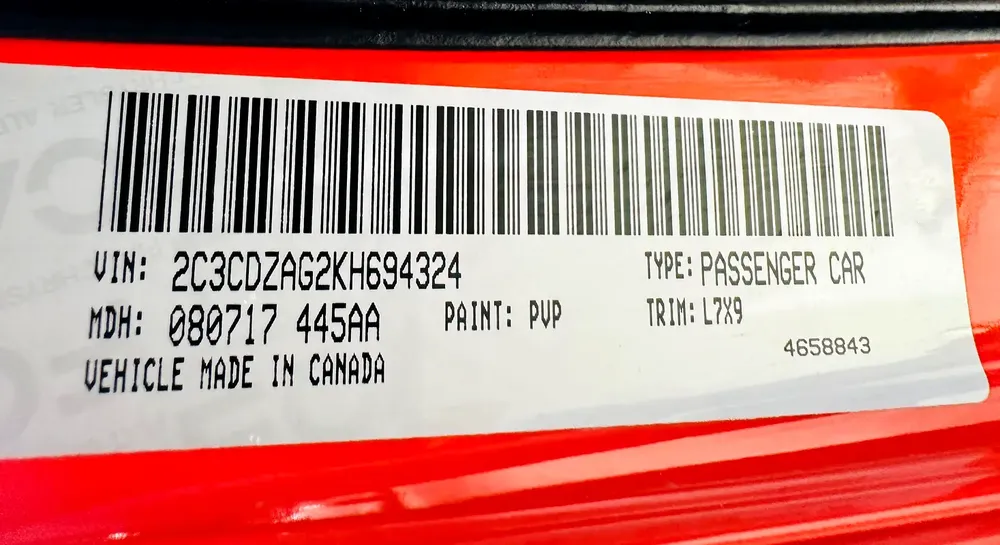 Dodge Challenger 2019/Original Airbag/Warranty - Image 8