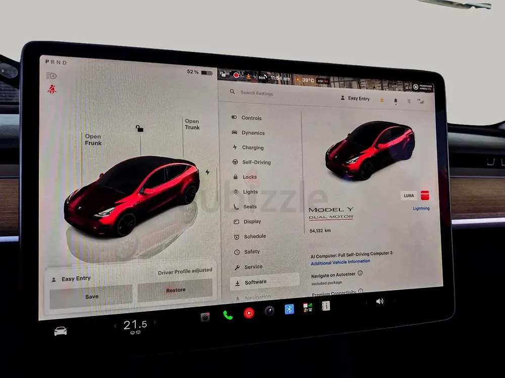 AED 1748/month | 2022 Tesla Model Y  | GCC Specs | Ref#467579 - Image 17