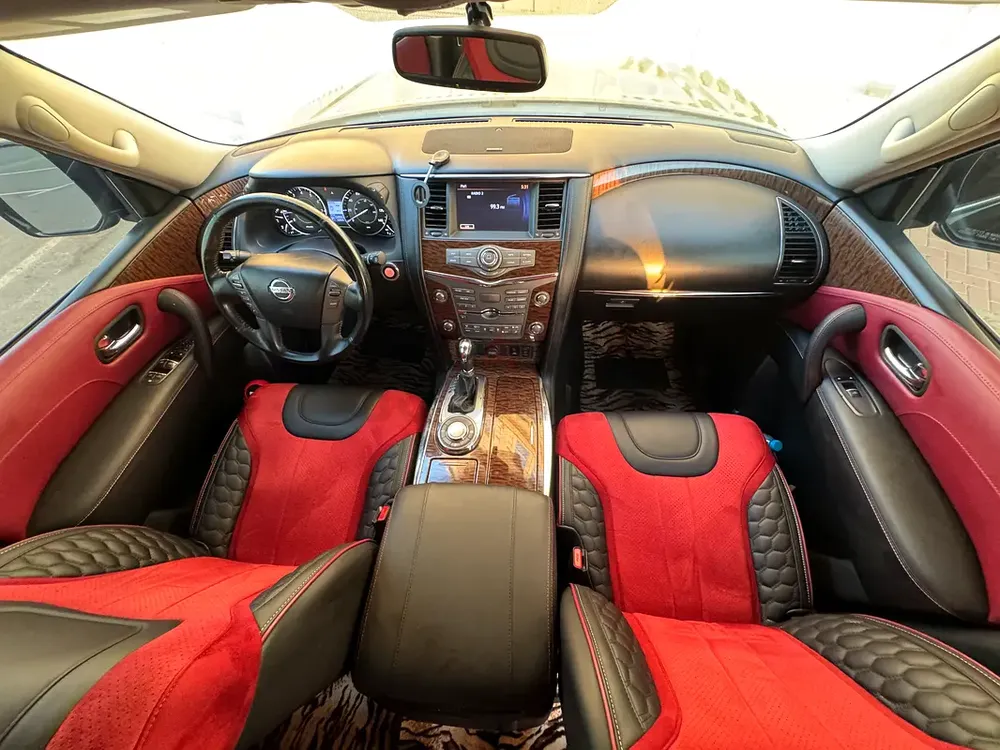 2017 Nissan Armada V8 | Full 2023 Patrol Nismo Conversion | Nismo Interior - Image 9