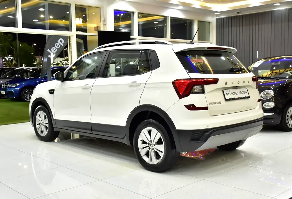 AED 579 EMi for 5Yrs | Skoda Kushaq ( 2023 Model ) in White Color GCC Specs - Image 7