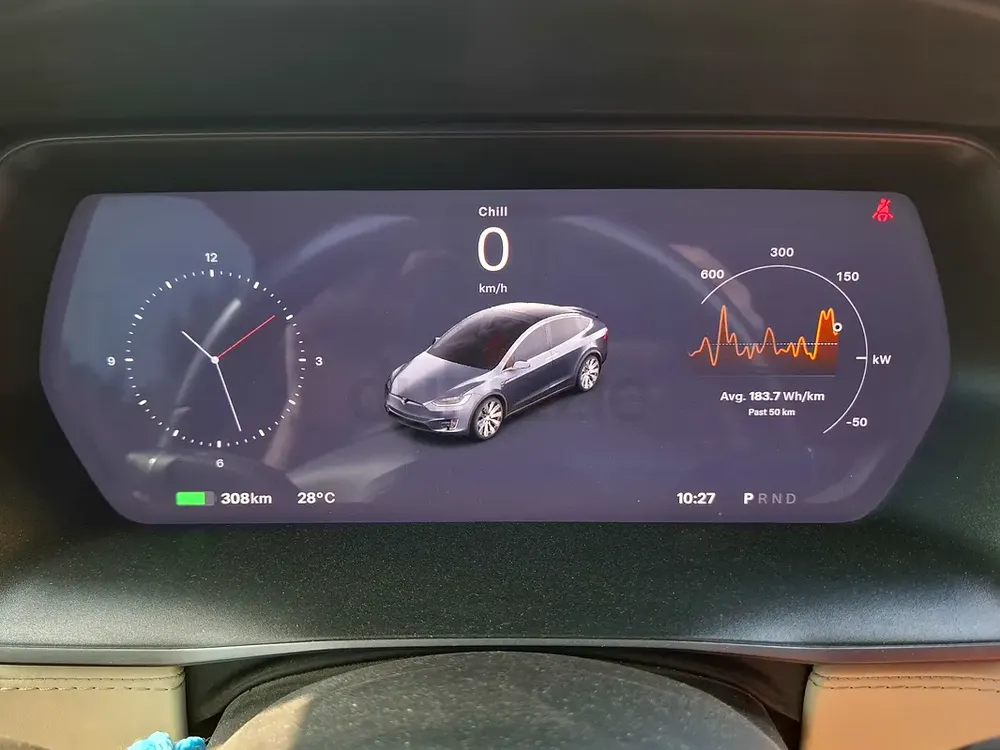 AED 2279/month | 2020 Tesla Model X Performance | GCC Specs | Ref#404394 - Image 15
