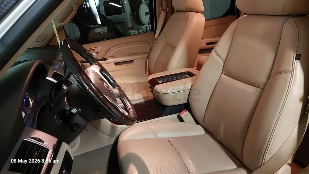 Cadillac Escalled 2013 peâl white for sale - Image 9