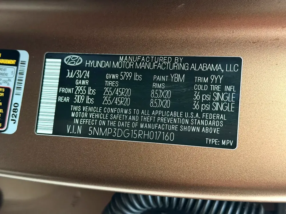 2024 HYUNDAI SANTAFE LIMITED HYBRID 1.6 FULL OPTIONS IMPORTED FROM USA - Image 17