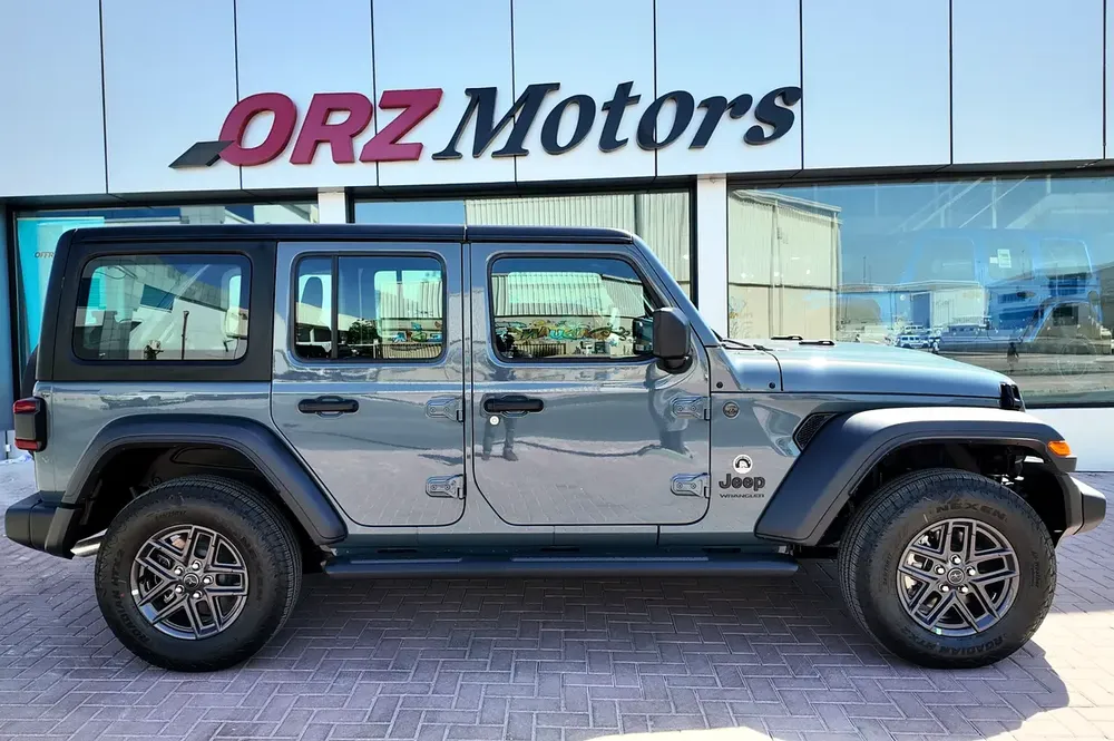 3 YRS OR 60K DEALER WARRANTY - 2025 JEEP WRANGLER 4DR SPORT ANVIL GREY 2.0L (STOCK) - Image 6