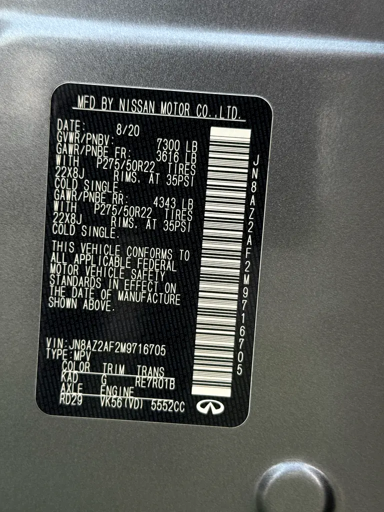 Infinity QX80 VIP seats amazing condition USA imported - Image 14