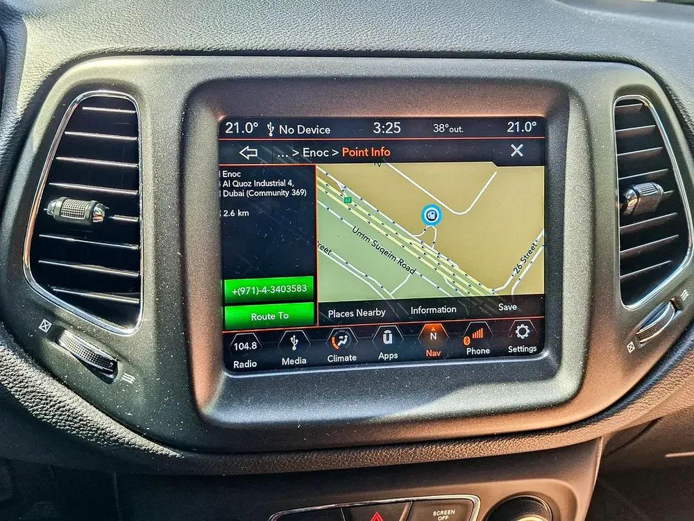 AED 684/month | 2019 Jeep Compass  | GCC Specs | Ref#463930 - Image 15