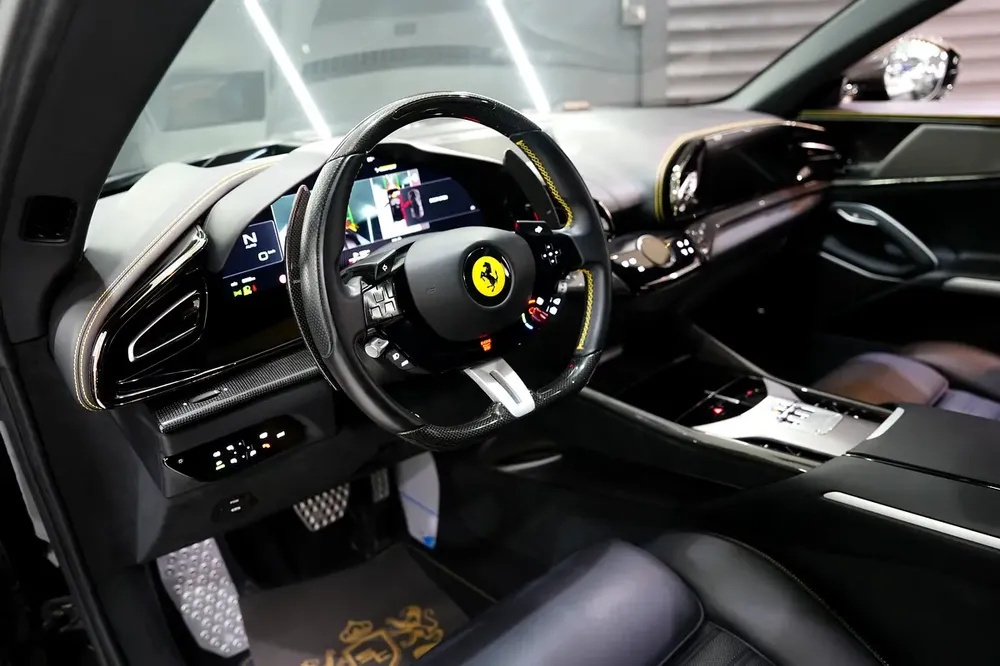 2025 Ferrari Purosangue, Carbon Ext/Int Pack, Giallo Triplo Strato Livery, Al Tayer Warr + Serv!! - Image 4