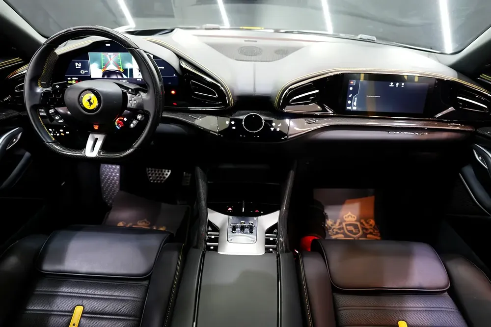 2025 Ferrari Purosangue, Carbon Ext/Int Pack, Giallo Triplo Strato Livery, Al Tayer Warr + Serv!! - Image 6