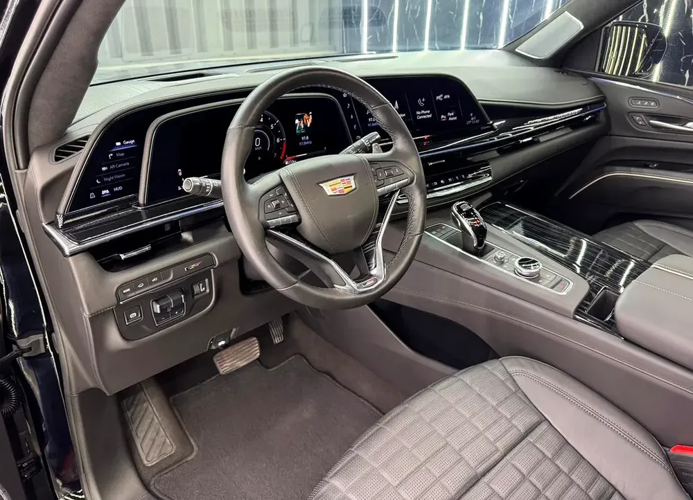 2024 Cadillac Escalade V | GCC | Supercharged V8 | Low Mileage | Warranty 100k Kms | Service 2028 - Image 9