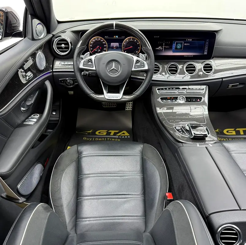 2018 Mercedes Benz E63 S AMG, Full Service History, Carbon Fiber Package, Excellent Condition, GCC - Image 8
