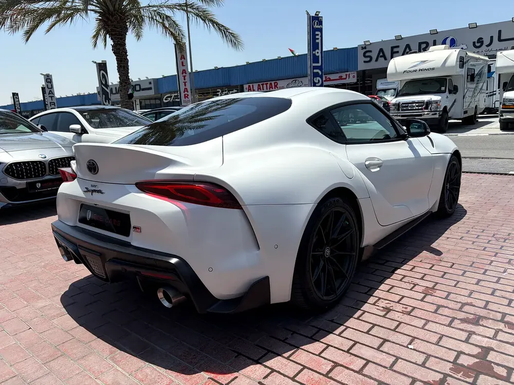 White Matt.  2024 Toyota Supra GR - GCC Specs - Image 4