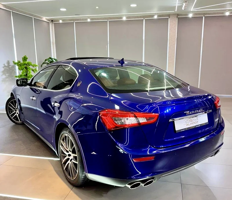 AMAZING BLUE COLOR MASERATI GHIBLI SQ4 V6 || GCC || FREE ACCIDENT || HIGHEST CATEGORY || LOW MILEAGE - Image 11