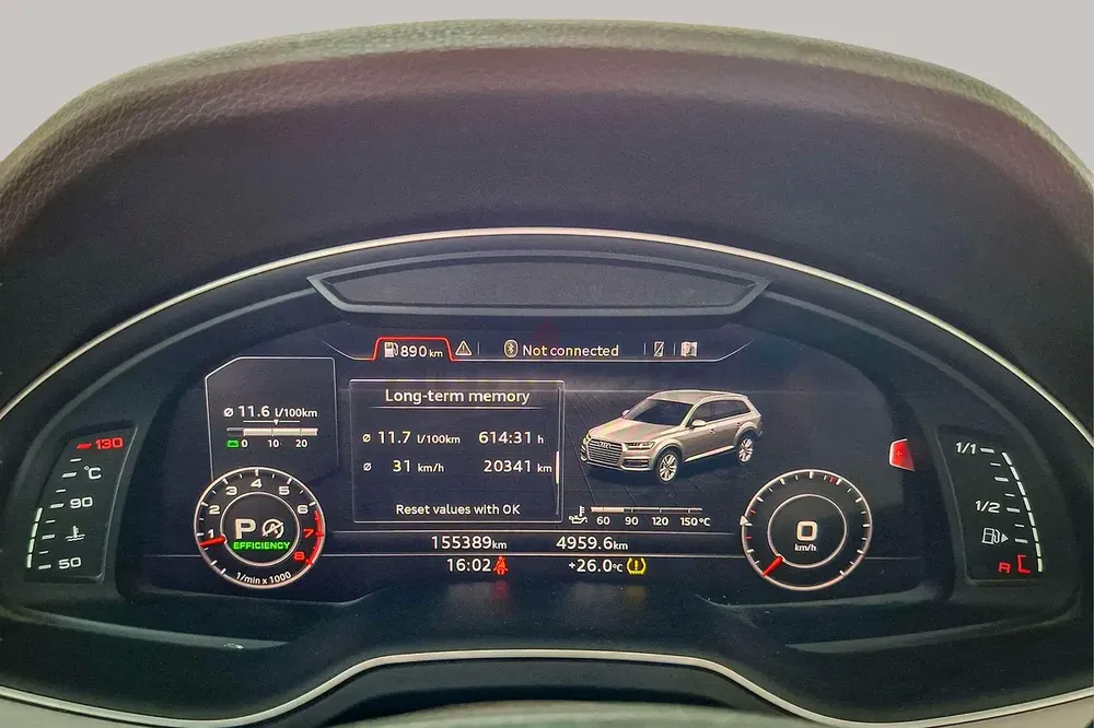 AED 2464/month | 2016 Audi Q7  | GCC Specs | Ref#451431 - Image 13