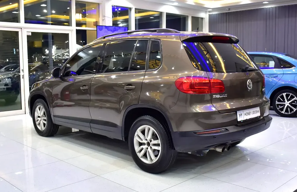 EXCELLENT DEAL for our Volkswagen Tiguan ( 2015 Model ) in Brown Color GCC Specs - Image 7
