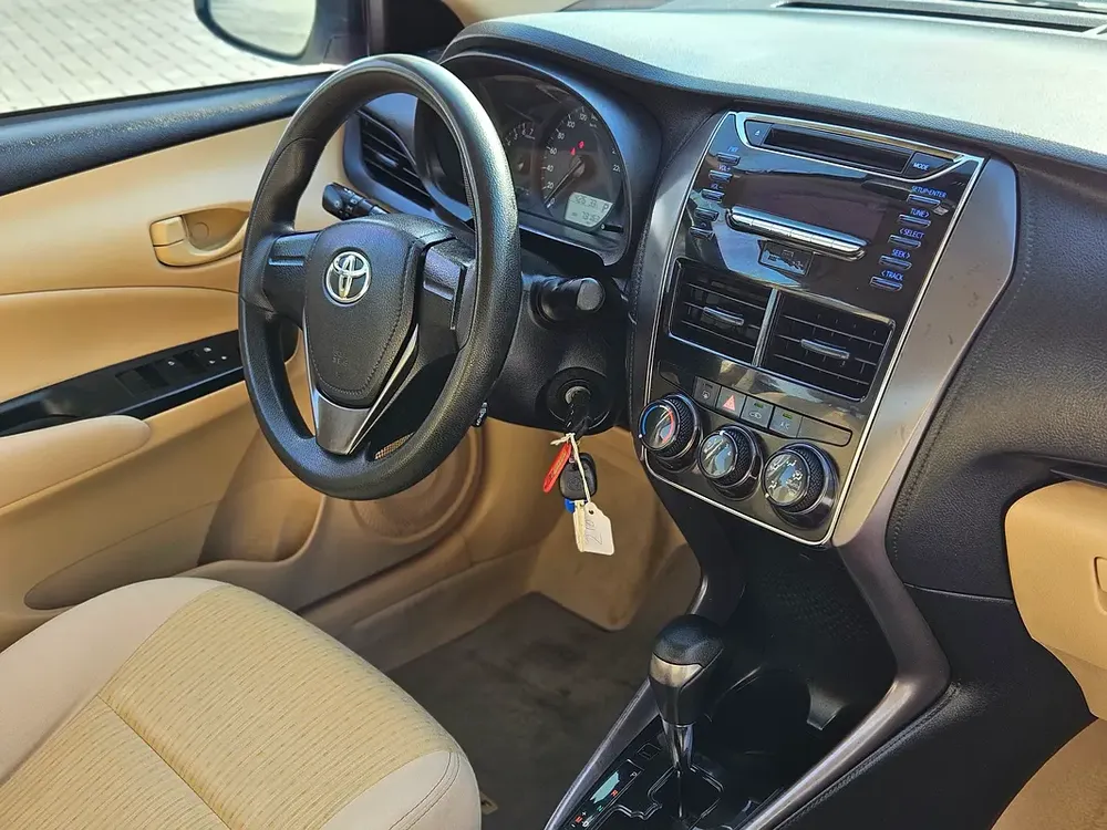 Toyota Yaris 2022 SE GCC MID Premium Condition Single Hand Driven Family Car - Image 13