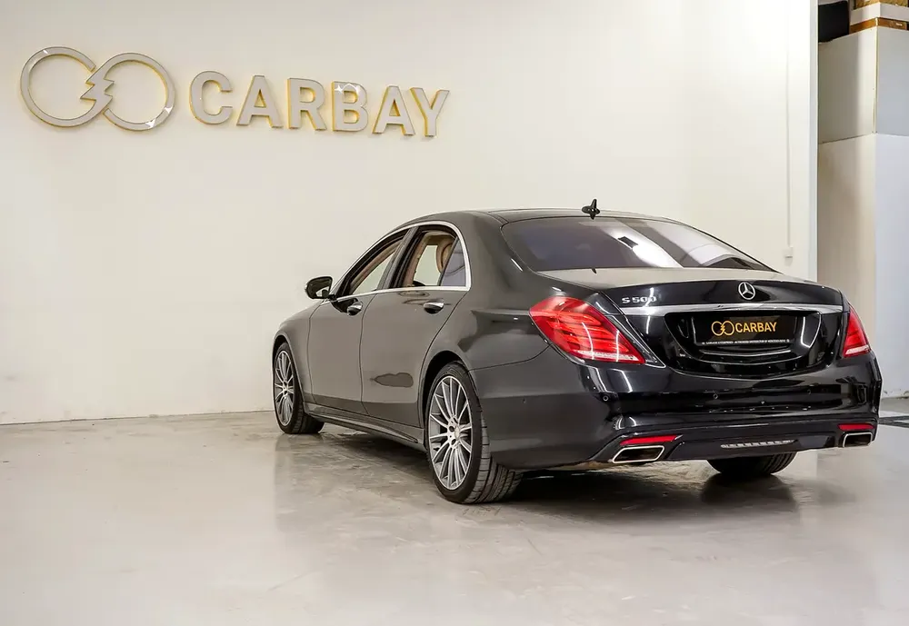 AED 1632 PM | MERCEDES S500 AMG 2014 | 4 BUTTON | WELL MAINTAINED | 1 YEAR WARRANTY | GCC - Image 7