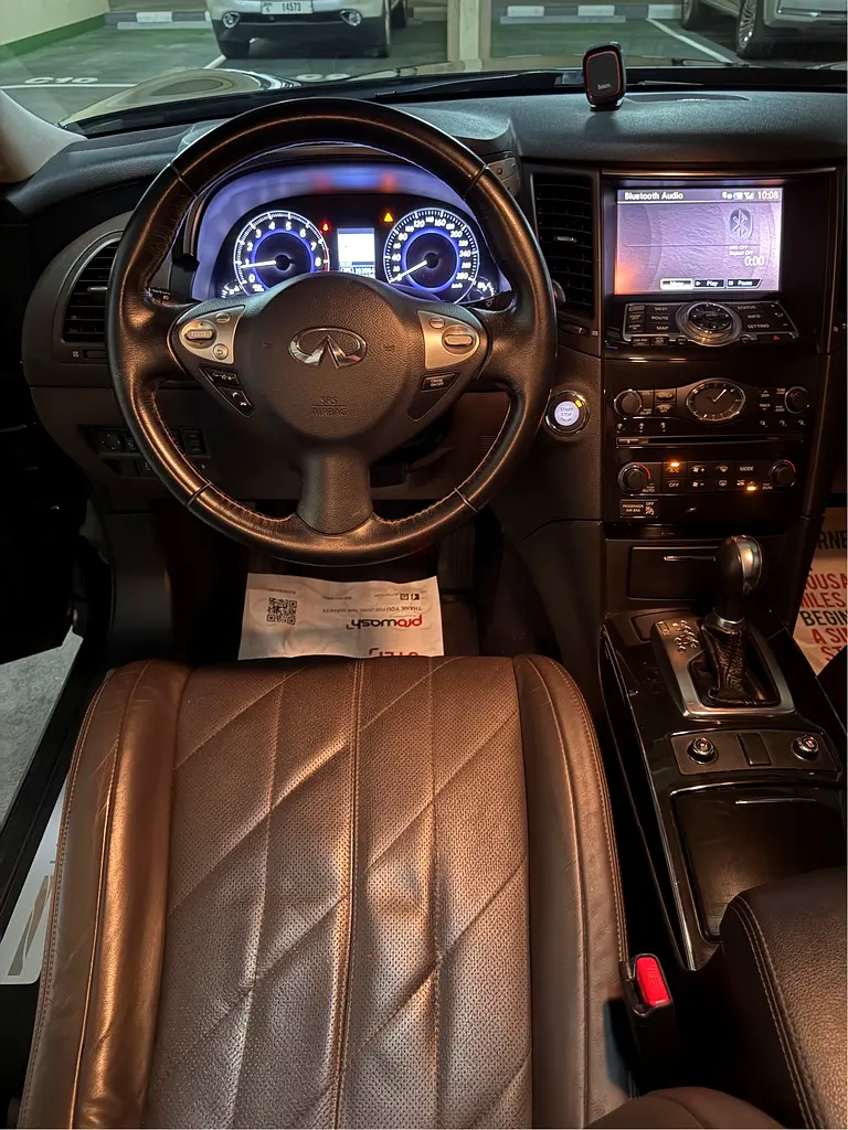 2018 Infiniti QX70 Top Of The Range | GCC Specs | Mint Condition - Image 11