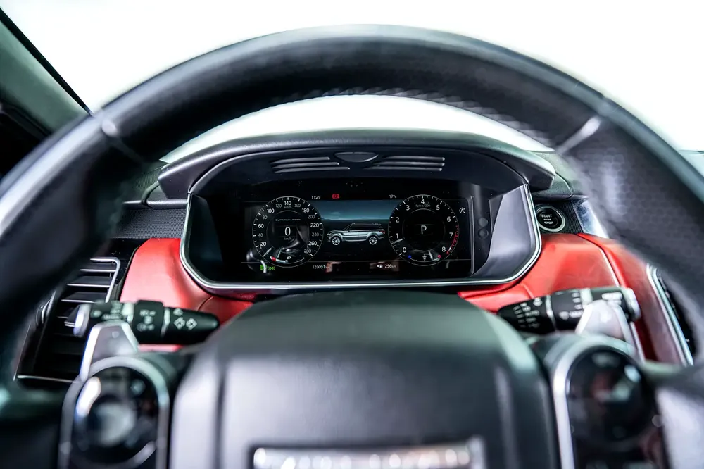 Range Rover Sport V8 Dynamic-GCC-22 Inch Rims-Black Contracting Roof-Red Interior - Image 14
