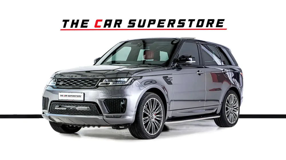 Range Rover Sport V8 Dynamic-GCC-22 Inch Rims-Black Contracting Roof-Red Interior - Image 4