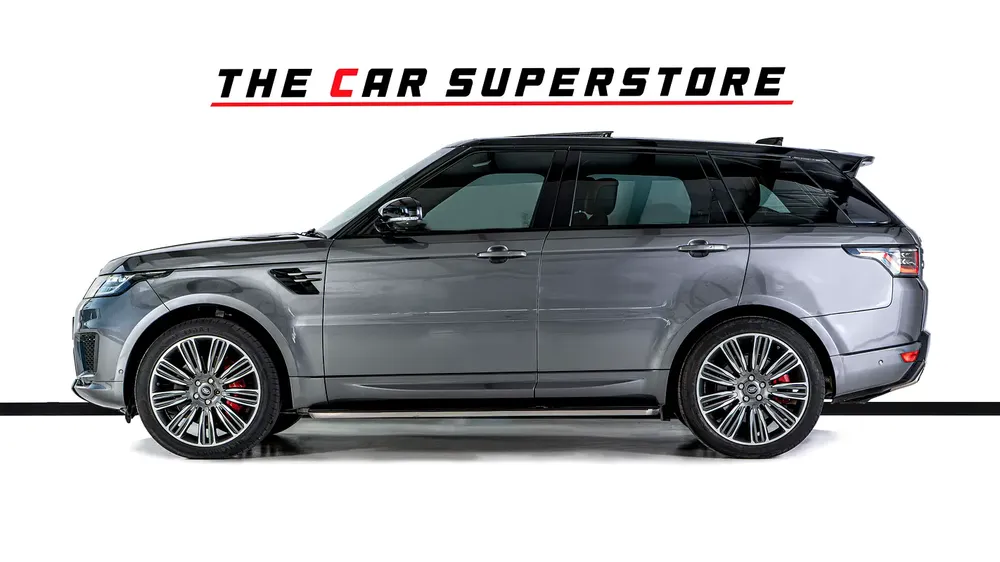 Range Rover Sport V8 Dynamic-GCC-22 Inch Rims-Black Contracting Roof-Red Interior - Image 5