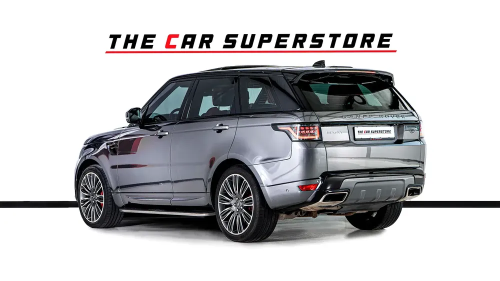Range Rover Sport V8 Dynamic-GCC-22 Inch Rims-Black Contracting Roof-Red Interior - Image 6