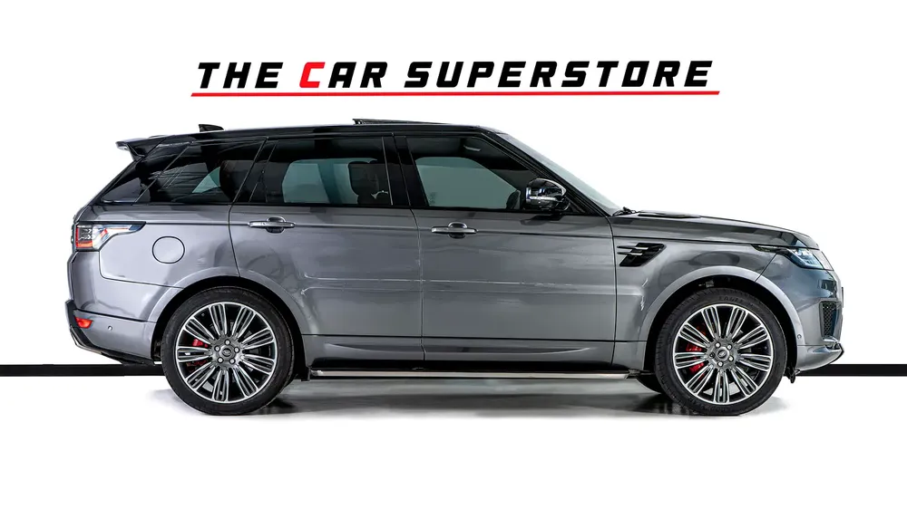 Range Rover Sport V8 Dynamic-GCC-22 Inch Rims-Black Contracting Roof-Red Interior - Image 9