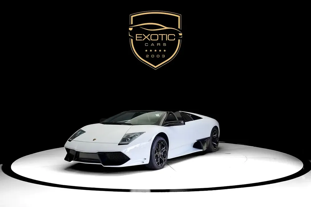 2009 | MURCIELAGO LP640 ROADSTER | WHITE/BLACK | DIAMOND STITCHED INTERIOR - Image 6