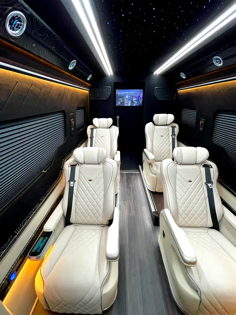 2024 VVIP MERCEDES SPRINTER with Bathroom, Additional AC and Air Suspension - 2 Years Warranty VLINE - Image 4