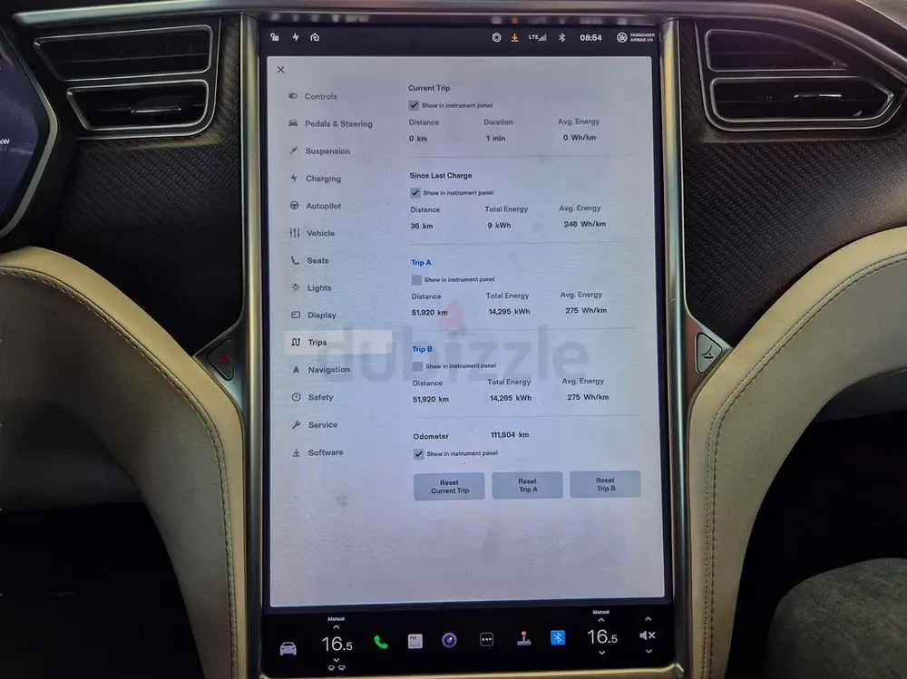 AED 1855/month | 2017 Tesla Model X 100D | GCC Specs | Ref#399997 - Image 14