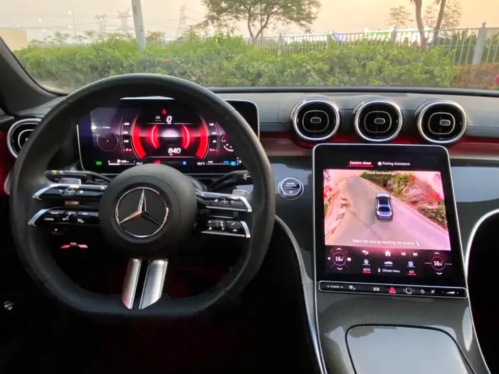 Mercedes C180 2022 GCC Stadard Get it 0% D/P EMI Starts  2150 Aed Insurance Registration free - Image 5