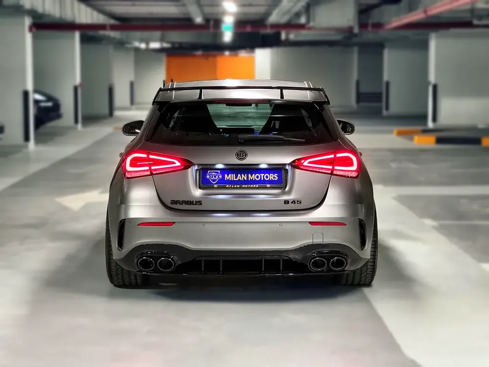 Mercedes A45 S+ 2020, GCC specification, Low Mileage, Special original color, Warranty and Service. - Image 6