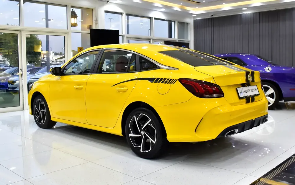 AED 618 EMi for 5Yrs | MG GT ( 2023 Model ) in Yellow Color GCC Specs - Image 7