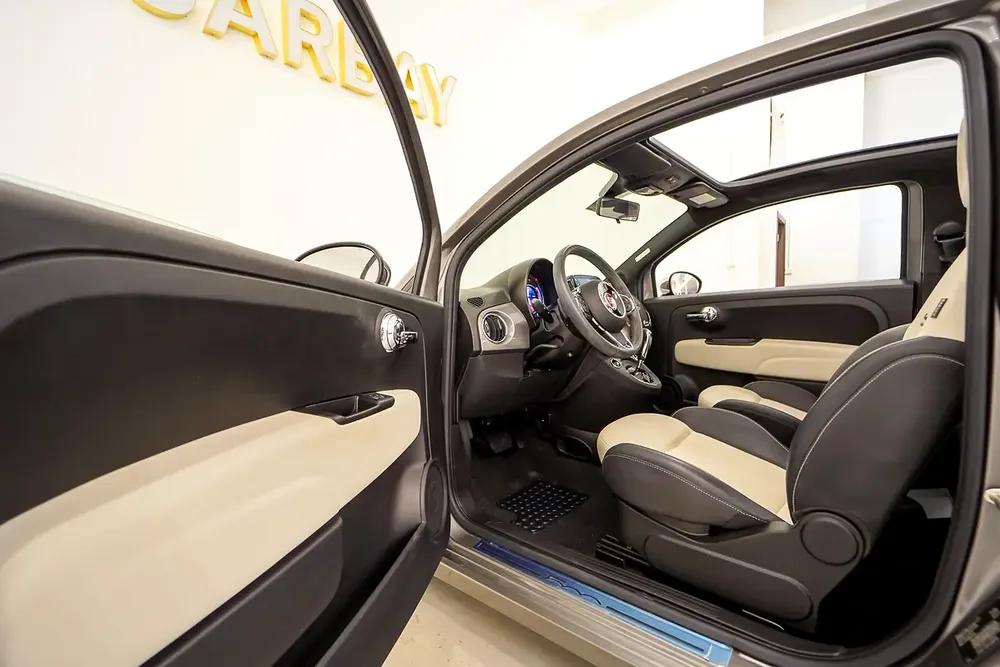 AED 611 PM | FIAT 500 DOLCEVITA CABRIO 2022 | SINGLE OWNER | PRISTINE CONDITION | GCC - Image 9